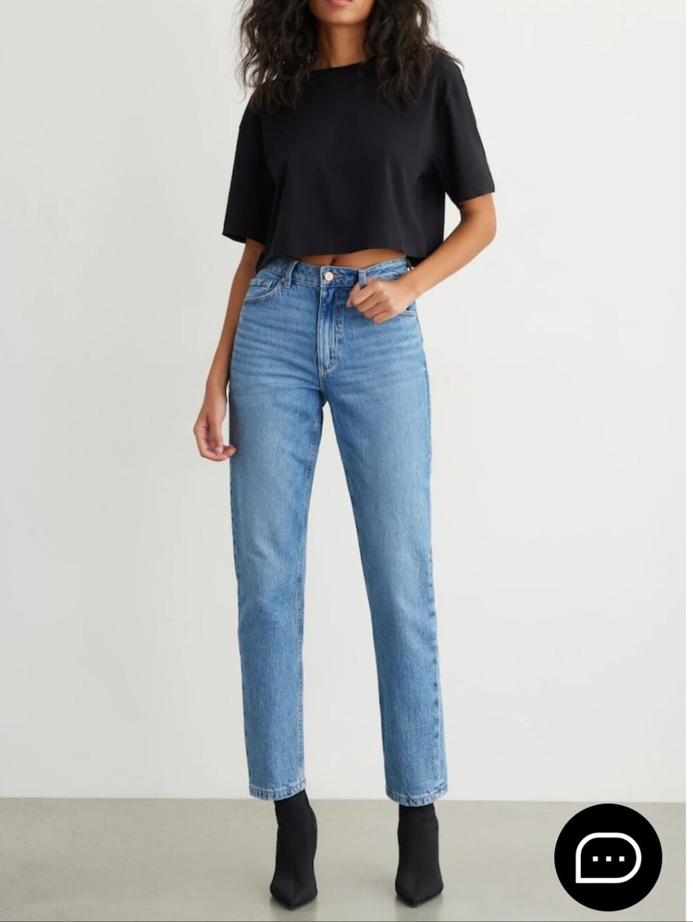 Dynamite Light Blue Straight Leg Jeans